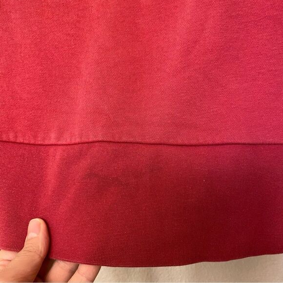 Nike Pro Dri-FIT Get Fit Crew Sweatshirt crop red DD1955-615 woman’s L - Picture 4 of 10